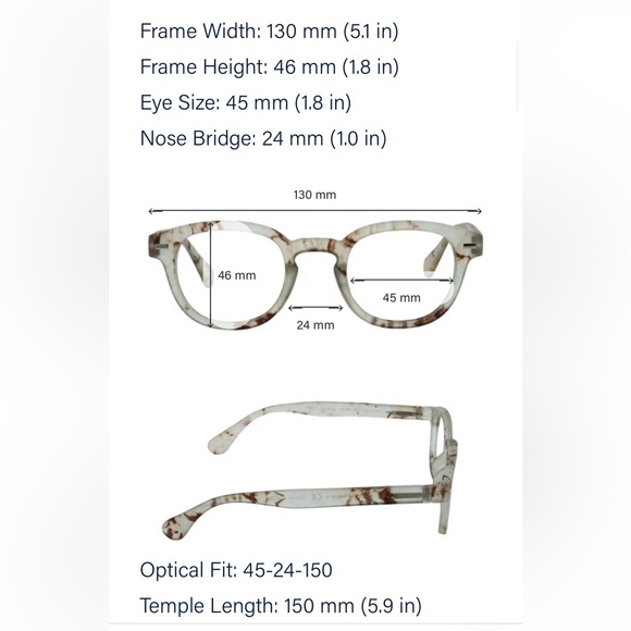 Peepers Grey Chic Tortoiseshell Reader Glasses - Picture 3 of 16